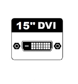 15" DVI Monitors