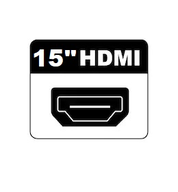 15" HDMI Monitors
