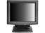 1200TS Front View - 12.1" IP54 Touchscreen LCD Display Monitor with VGA & DVI Video Inputs