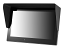 1569GNH with Optional Sun Shade (Shade-1219) Front View – 15.6 inch IP67 Sunlight Readable Optical Bonded Capacitive Touchscreen LCD Display Monitor with HDMI, DVI, VGA & AV Inputs & HDMI Video Output