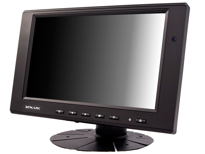 Presentator Kloppen eiwit 7" inch LCD Small Monitor with VGA & AV Video Signal Inputs - 705TSV