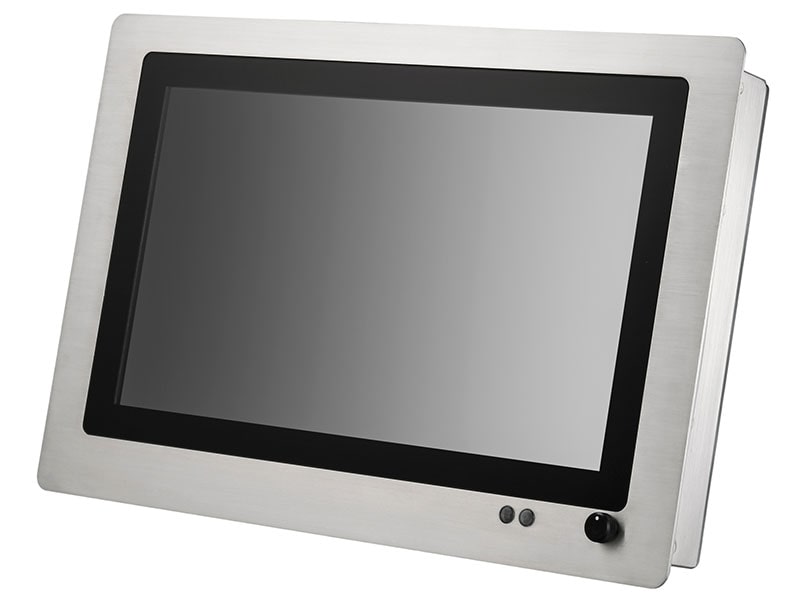 15.6 inch IP69K Sunlight Readable Capacitive Touchscreen LCD Display Monitor with HDMI, Displayport, and VGA Inputs 