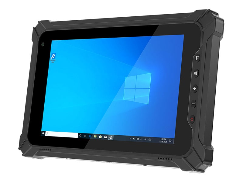 8" IP65 Water Resistant Military Grade Rugged Windows 10 Tablet PC