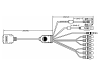 26-PIN TSV Series Monitor HDMI, VGA, DVI & AV Input Cable - 1.8 METER